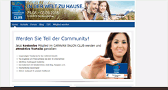 Desktop Screenshot of caravan-salon-club.de